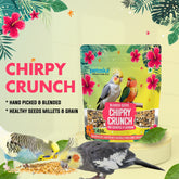 Petoska Chirpy Crunch Bird Food 450g For Cockatiels & Lovebirds
